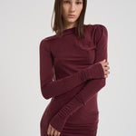 Abito lungo asimmetrico donna T180129A ROUGENOIR THE ANDAMANE 
