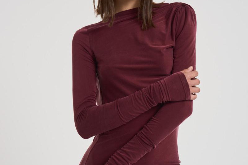 Abito lungo asimmetrico donna T180129A ROUGENOIR THE ANDAMANE 