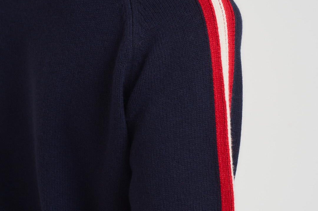 Maglia donna con stampa blu e rossa PEAK SKILOVE6141 MC2 SAINT BARTH 