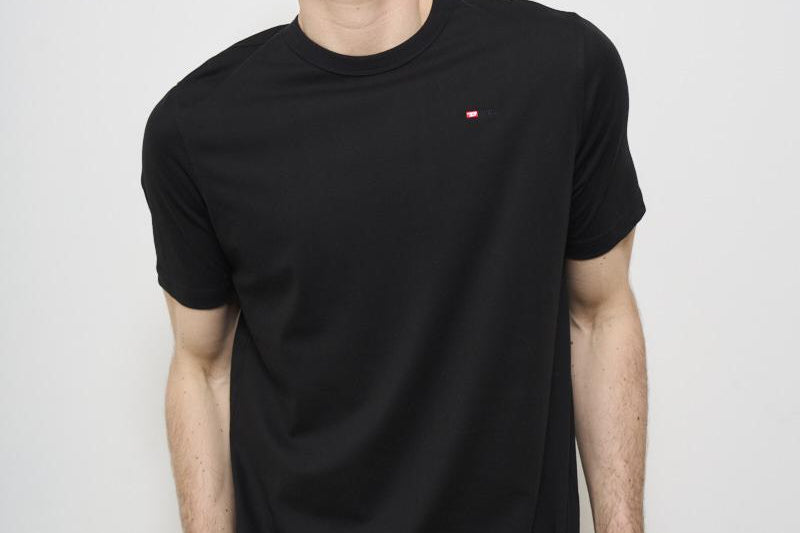 T-shirt uomo girocollo nera A14931 0NIAX9XX DIESEL 