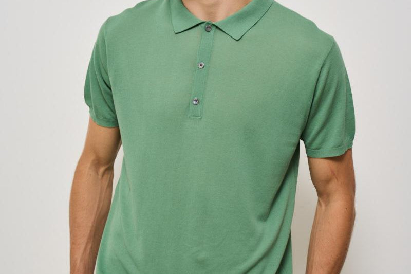 Polo uomo verde EU526 831 ACCADEMIE TESSILI 