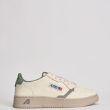 Sneakers uomo Medalist Low bianca e verde salvia AULM NE16 AUTRY 