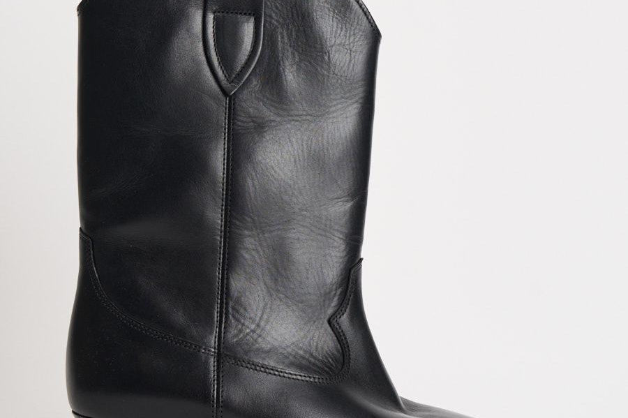 Stivale donna "Duerto" in pelle nero BO0003FA A3A03S01BK ISABEL MARANT 