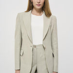 Blazer donna gesso Raisa monopetto D420267 RAISA25038 P.a.r.o.s.h. 