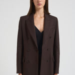 Giacca donna doppiopetto Liliuxy marrone D420436 LILIUXY086MORO P.a.r.o.s.h. 