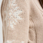 Maglia donna a trecce beige ADLER NORDIC11 MC2 SAINT BARTH 