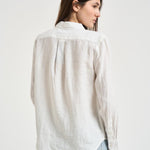 Camicia donna in lino bianca 211970730 518 RALPH LAUREN 