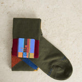 Calze uomo fantasia verde militare AP511567 14647MILITARE GALLO 