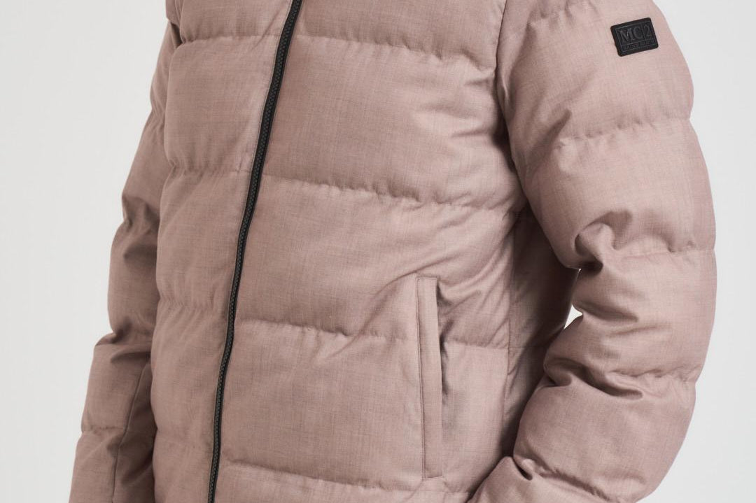 Piumino uomo trapuntato beige MAIERPCKFLANEL 11BEIGE MC2 SAINT BARTH 