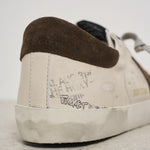 Sneakers uomo Super-Star talloncino marrone GMF00101 F00686710607 GOLDEN GOOSE 