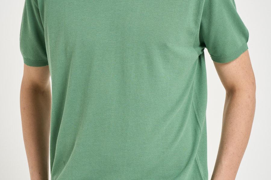 Maglia uomo verde acqua M010524 1310 ACCADEMIE TESSILI 