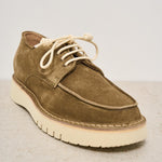 Mocassino uomo in suede nocciola PAGANINI OLIVA MAZE 