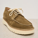 Mocassino uomo in suede nocciola PAGANINI OLIVA MAZE 
