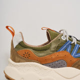 Sneakers uomo Yamano 3 verde 1F06 MILITAREBROWN FLOWER MOUNTAIN 