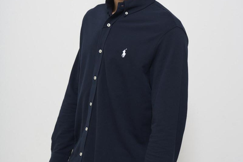 Camicia uomo blu 710654408 016 RALPH LAUREN 
