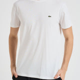 T-shirt uomo girocollo bianco TH6709 001 LACOSTE 