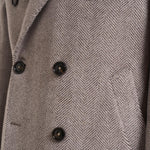 Cappotto uomo doppiopetto grigio MAINE MCPS126MORO ACCADEMIE TESSILI 