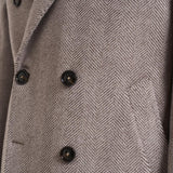 Cappotto uomo doppiopetto grigio MAINE MCPS126MORO ACCADEMIE TESSILI 