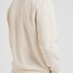 Felpa uomo girocollo panna SH9608 XFJ LACOSTE 