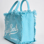 Borsa donna Colette con frange celeste COLETTE 00165L MC2 SAINT BARTH 
