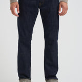 Jeans uomo gamba dritta in denim scuro COSMY 2849 TELA GENOVA 