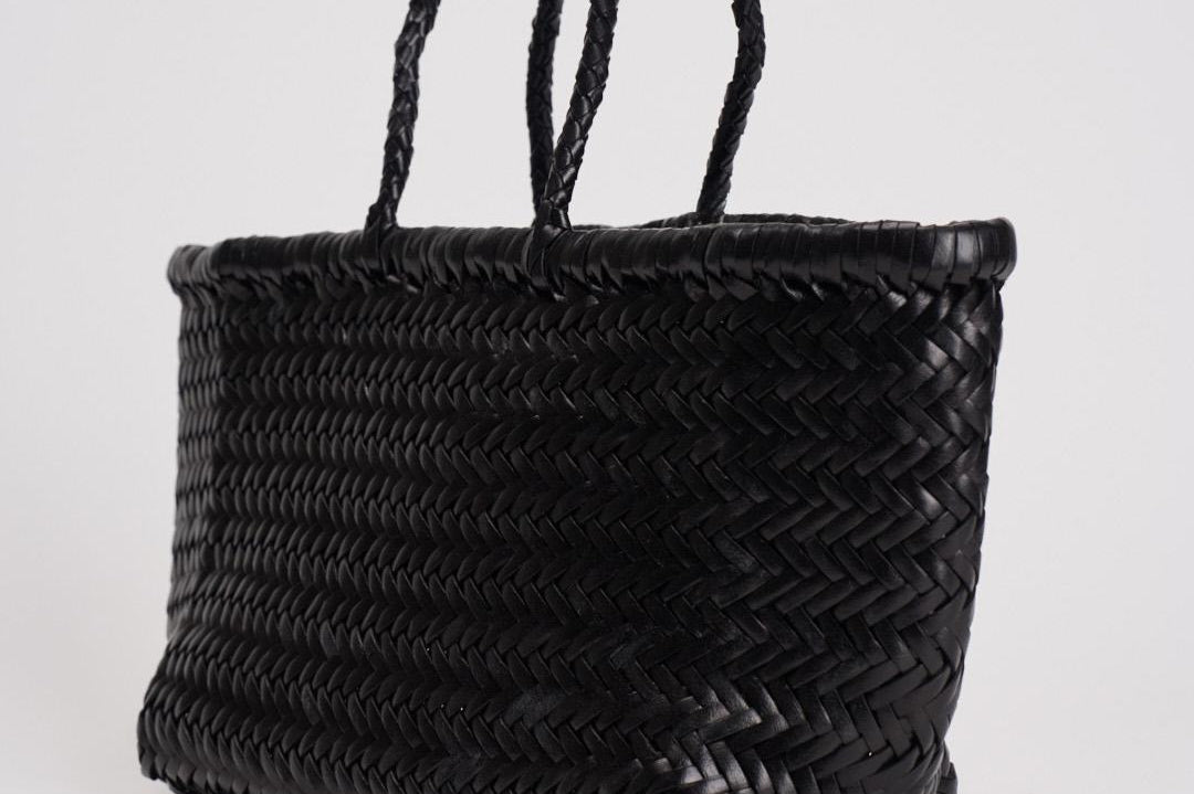 Borsa donna Bamboo Triple Jump nera 8811 BLACK DRAGON DIFFUSION 