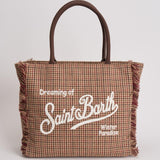 Borsa donna Vanity pied de poule marrone VANITY PDP45 MC2 SAINT BARTH 