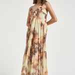 Abito donna lungo Vasmila fantasia RO1062FA D1J13E90BE MARANT ETOILE 