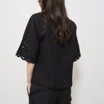 Blusa donna Shana nera HT0586FA C1J12E02FK MARANT ETOILE 