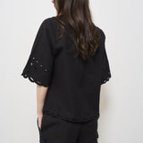 Blusa donna Shana nera HT0586FA C1J12E02FK MARANT ETOILE 