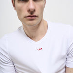 T-shirt uomo girocollo bianca A14950 0EJAI100 DIESEL 