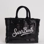 Borsa donna Vanity Mini Velvet con strass nero VANITYMINI VELV00 MC2 SAINT BARTH 