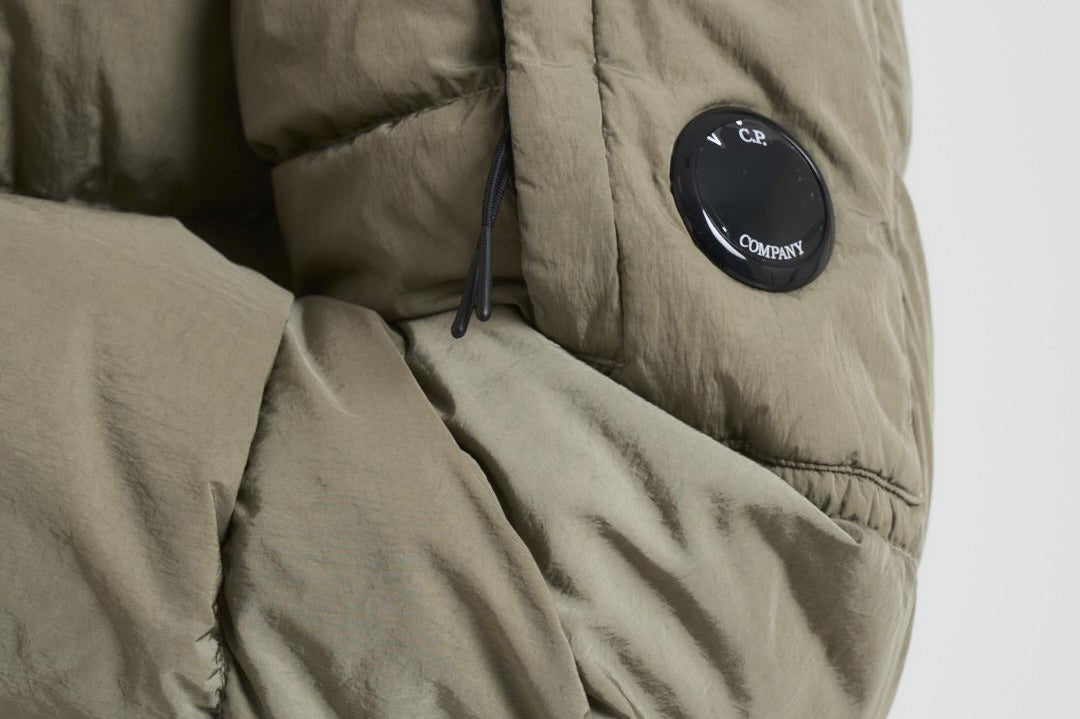 Piumino uomo trapuntato grigio pietra 19CMOW012A 005904G356 C.P. COMPANY 