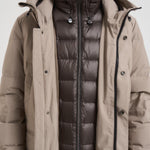 Piumino uomo midi sabbia F09MUCX501 16126 MONTECORE 