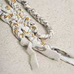 Charm donna grigio ttessuto intrecciato GWA00651 A00062111732 GOLDEN GOOSE 