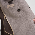 Cappotto uomo doppiopetto grigio MAINE MCPS126MORO ACCADEMIE TESSILI 