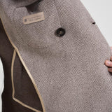 Cappotto uomo doppiopetto grigio MAINE MCPS126MORO ACCADEMIE TESSILI 