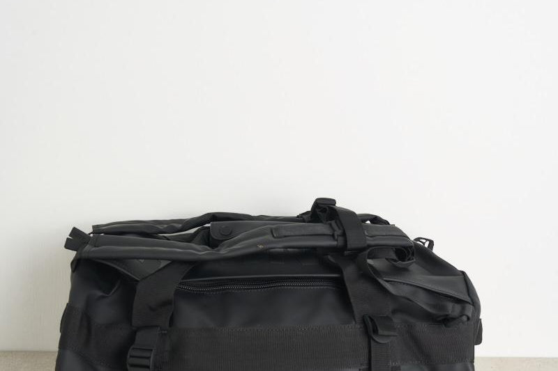 Zaino uomo nero "Texel bag small" 13480 01 RAINS 