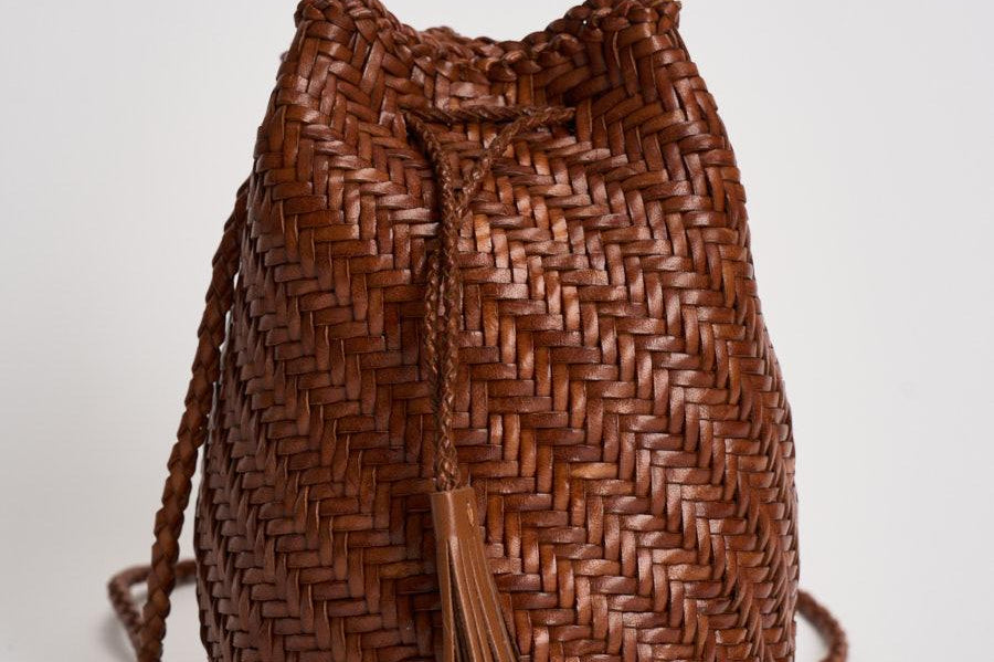 Secchiello donna Pompom Double Jump caramello 8838 TAN DRAGON DIFFUSION 