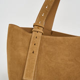 Borsa donna 24/7 in suede cammello GWA00785 A00079455303 GOLDEN GOOSE 