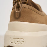 Scarpa bassa uomo Lo Lowmel in gomma e suede cammello 1144096 CHESTNUT UGG 