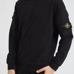 Felpa uomo girocollo nera 6100008 S0A20V0029 STONE ISLAND 