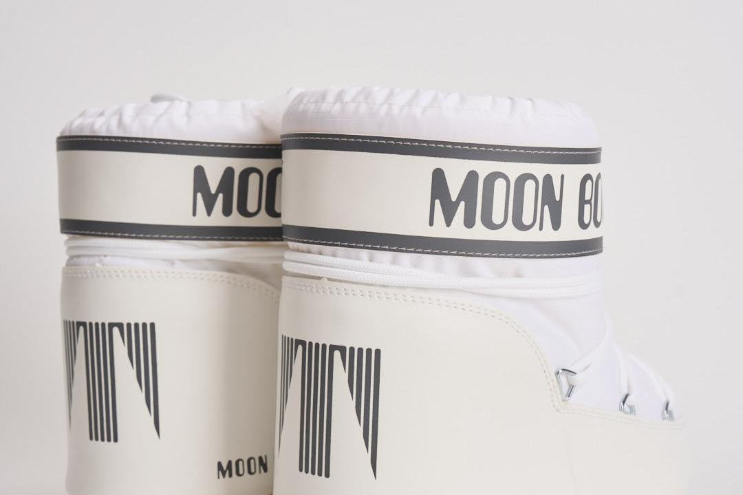 Stivale donna da neve bianco in nylon 1409340 A009WHITE MOON BOOT 