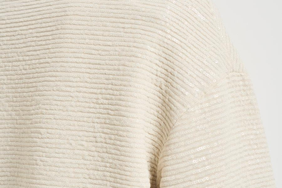 Giacca donna micropaillettes avorio GI000385D 12862S1200 HERNO 