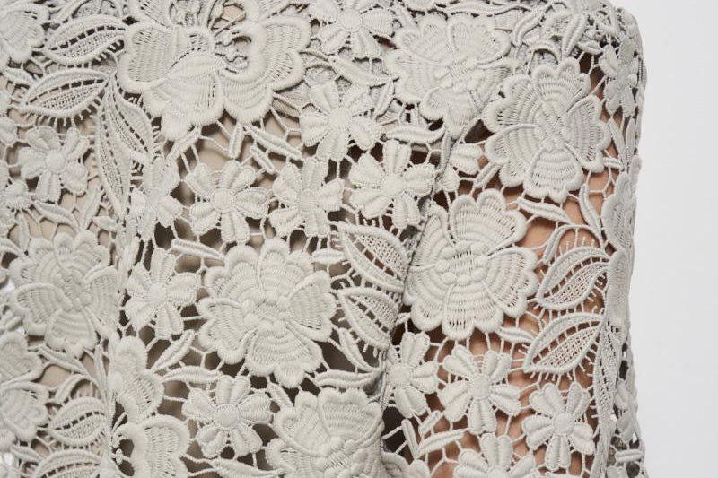 Giacca donna Peonia gesso in pizzo D430379 PEONIA038 P.a.r.o.s.h. 