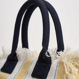 Borsa donna Vanity a righe gialla e bianca VANITY 02600L MC2 SAINT BARTH 