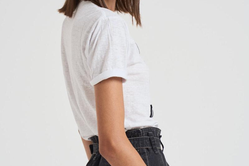 T-shirt donna bianca Koldi TS0004FA A1N09E20WH MARANT ETOILE 