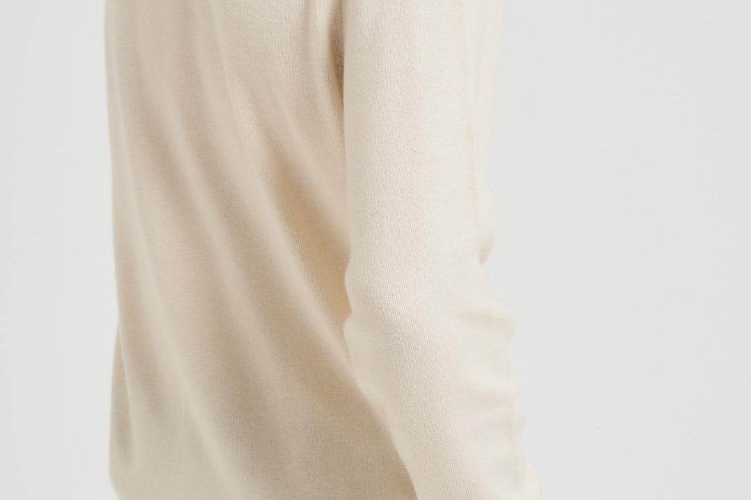 Maglia uomo girocollo panna HERONC STMORITZSKI10 MC2 SAINT BARTH 