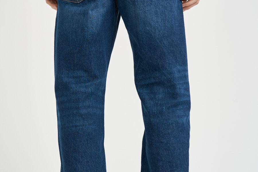 Jeans uomo gamba dritta in denim blu A18974 09I2701 DIESEL 