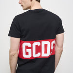 T-shirt uomo girocollo nera B1XM2314JA3 99 GCDS 